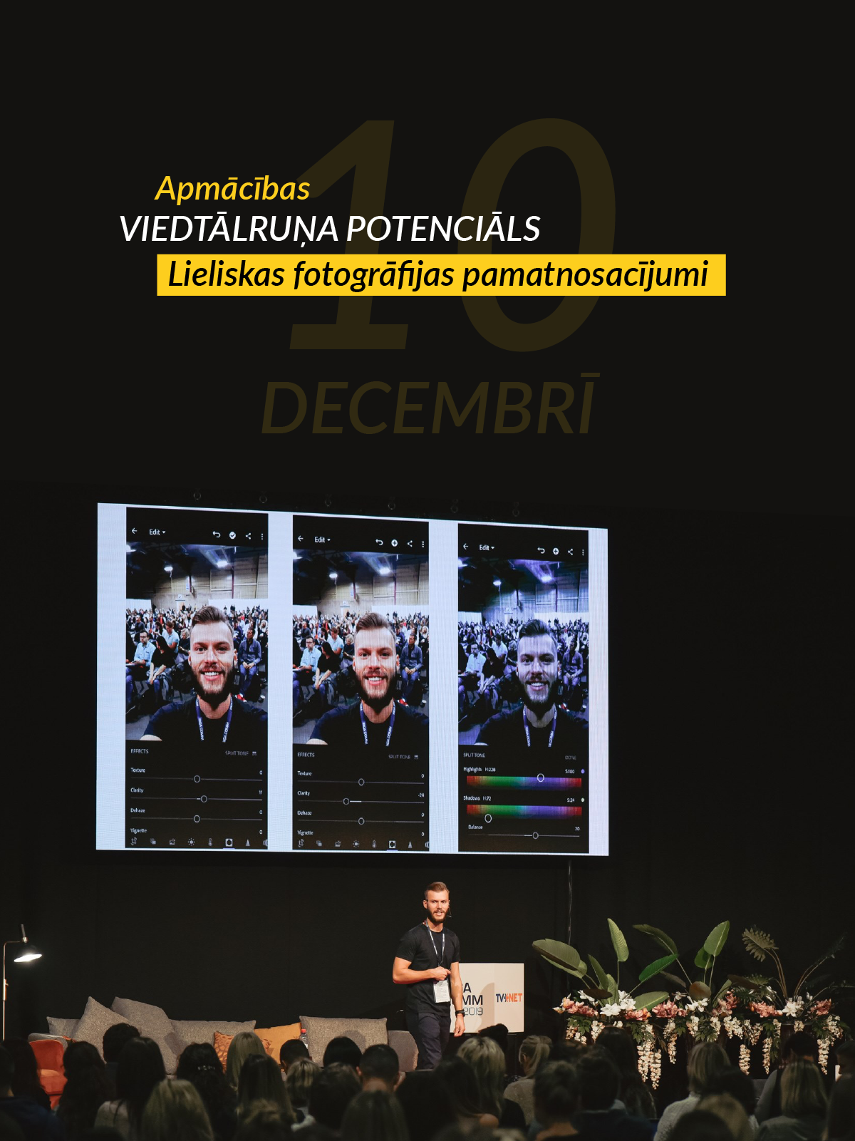 Apmācības klātienē- Lieliskas fotogrāfijas pamatnosacījumi