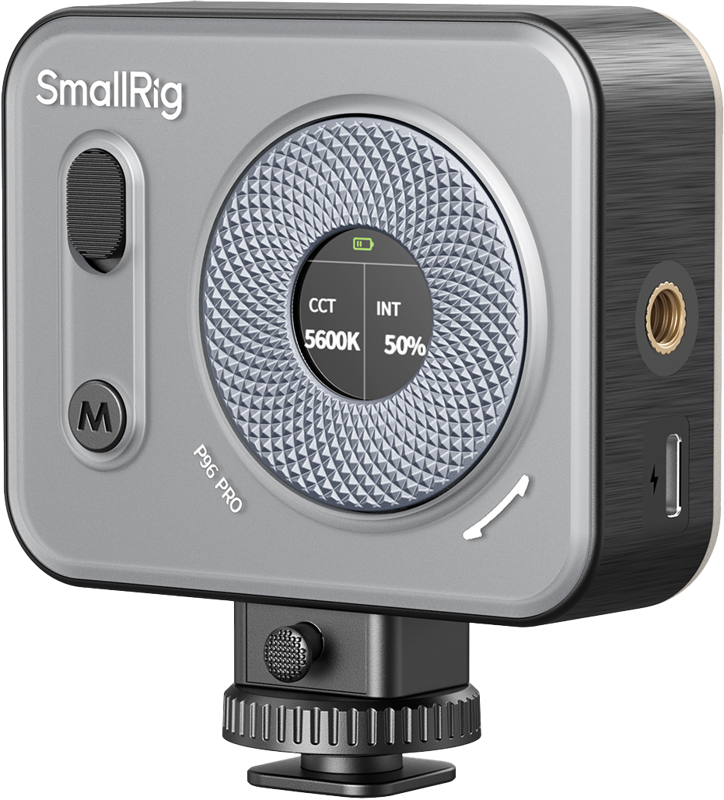 SmallRig - 4660 Vibe P96 Pro mini LED Video Light - Melna