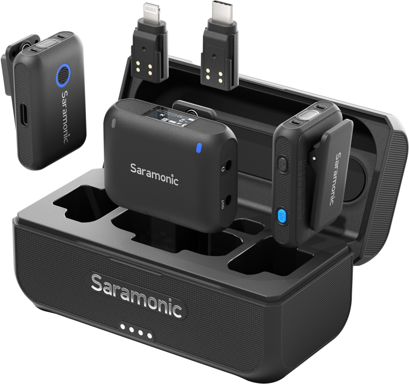 Saramonic Blink 500 B2+ (TX+TX+RX) 2 to 1 - 2,4 GHz Bezvadu mikrofoni